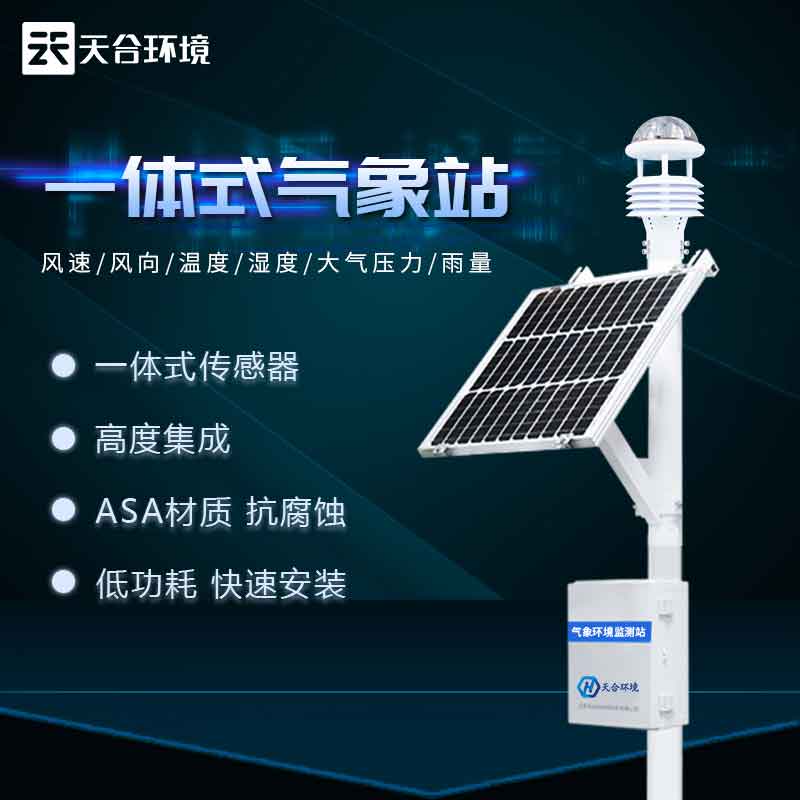 天合環(huán)境全自動六要素氣象站設備應用