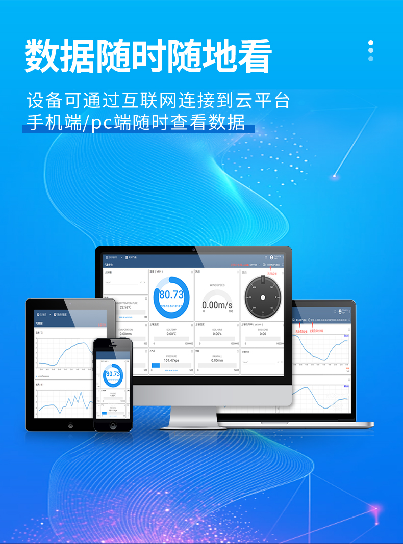 氣象站多種數(shù)據(jù)傳輸示意圖 - 自動(dòng)小型氣象無線上傳云平臺